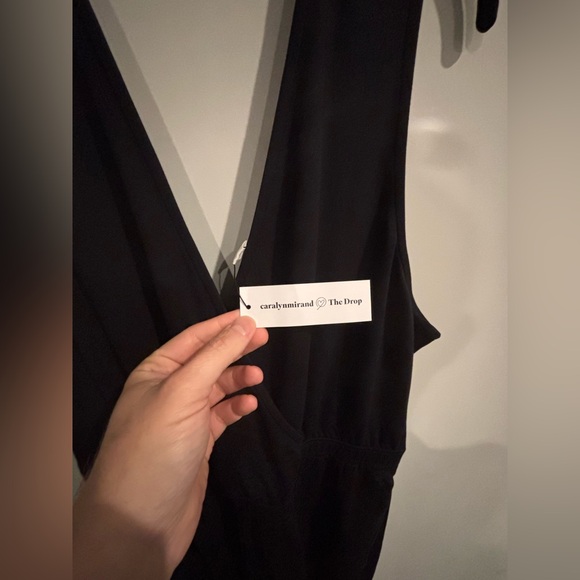 The Drop Black Sleeveless Jumpsuit NWT - Picture 3 of 6